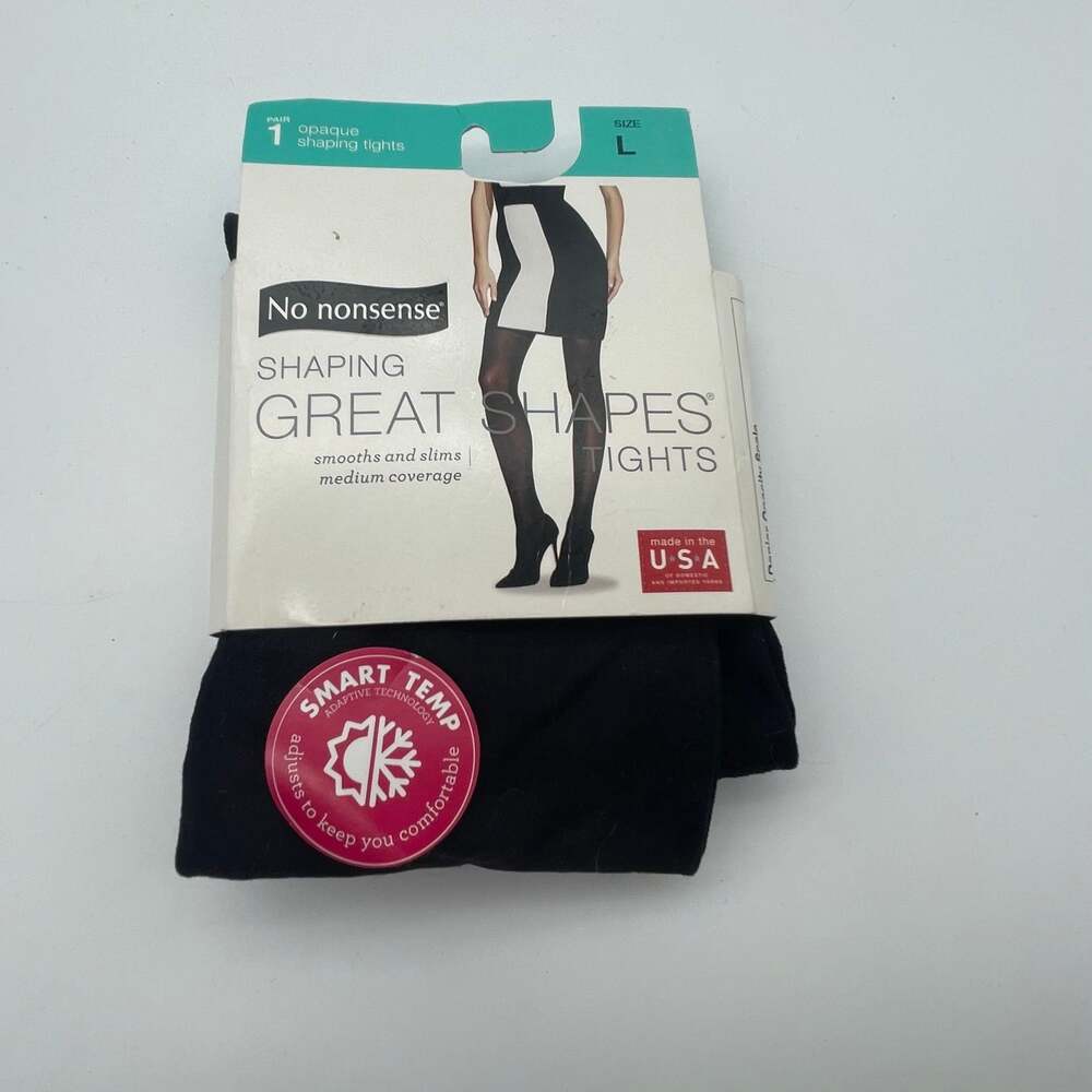 No nonsense Great Shapes Opaque Shaping‎ Tights, Black, Size L